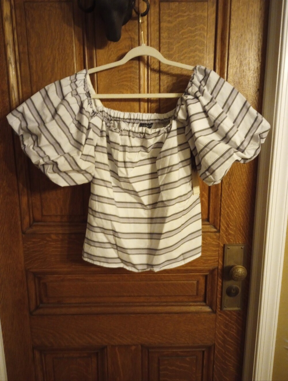 1. State NWT Off Shoulder Top, Size Medium